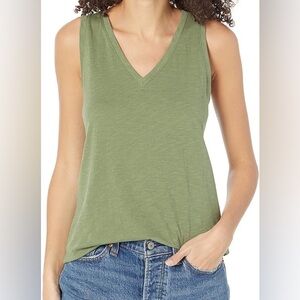Madewell Women's Whisper Cotton V-Neck Tank Top Size XXS